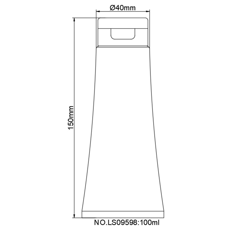 Tuubo weyn oo PE 100-400ml (1)