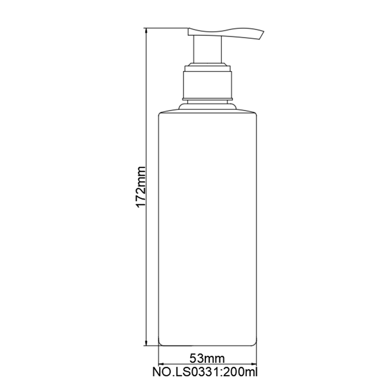 चौकोर आकार की बोतल-(3)